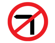 No left turn