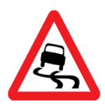 Slippery road