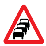 Traffic queues likely ahead