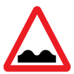 Uneven road