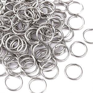 55 Piece 6Mm Open Jump Ring Stainless Steel