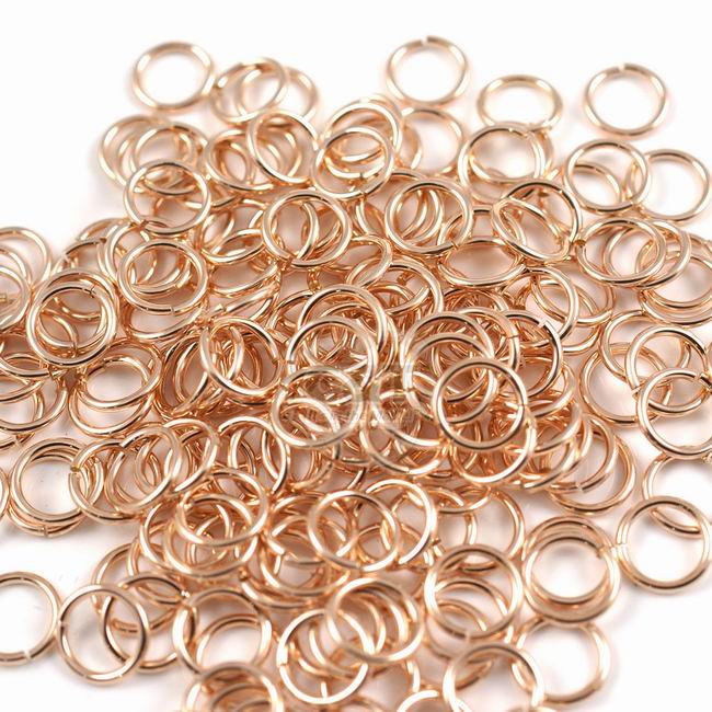 CH29158 Jump Rings Metal Round Unsoldered,Thickness 0.8mm ,6X0,8mm