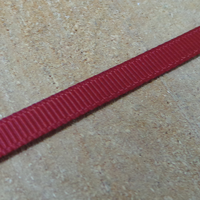 Dark Red 80cm Grosgrain Ribbon