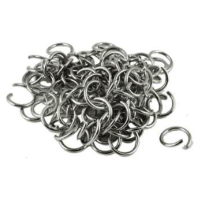 304 Stainless Steel Open Unsoldered Jump Rings Various Sizes