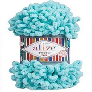 ALIZE YARN PUFFY FINE, 100% POLYESTER